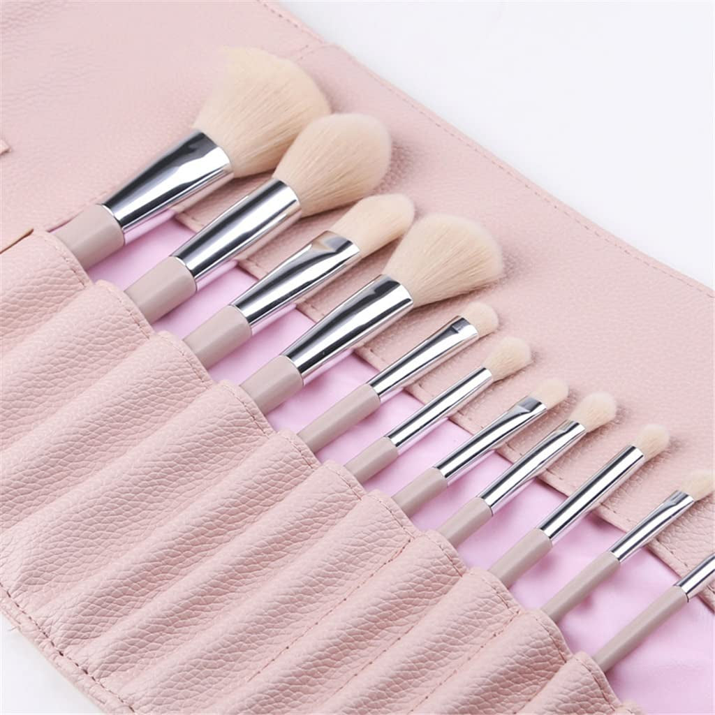 Makeup Brushes Set Professional 18Pcs Make up Brush with Pointed Handle Face Eye and Lip Cosmetic Tool(18Pcs,Black)